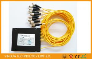 China 1X8 Fiber Optic PLC Splitter Module Abs Plastic For Fttx Network / Optical Signal Distribution on sale