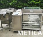 Pesticides Bottling Production Line Liquid Filling Capping And Labeling Machine