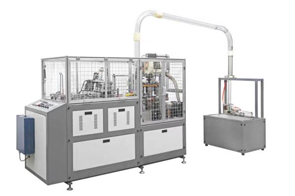 Quality Paper Coffee Cup Making Machine , Ice Cream Paper Cup Making Machine Speed 90 Pcs / Min for sale