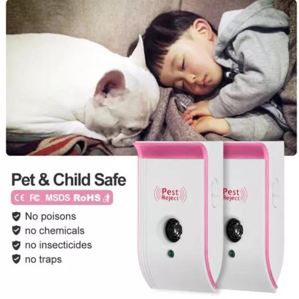 EU US AU Plug Electronic Ultrasonic Pest Repellent Indoor Bug Control Rat Mosquito Killer