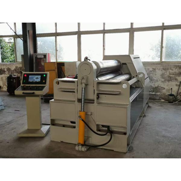 Four-Roller CNC Plate Rolling Machine With Pre-Bending Function 25mm Thick Plate High Performance And Heavy Duty