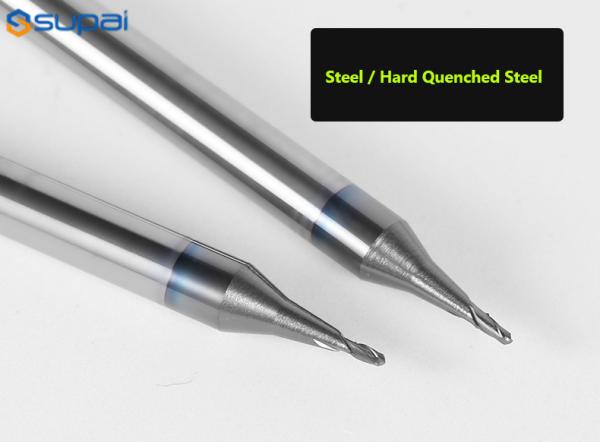 Quality 2Flute Micro Flat End Mill 0.2-0.9mm Mini CNC Router Bit 4mm Shank Tungsten Carbide Ball End Mill Mini Milling Machine for sale