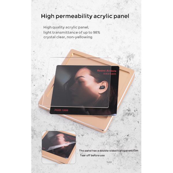 Metal Acrylic Sign Holder Table Display Stand Name Card Label Easy To Install