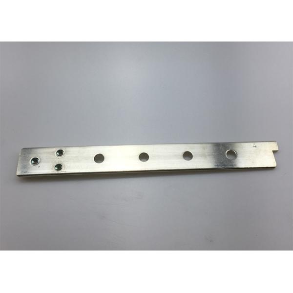 Silver Copper Battery Bus Bar , Custom Made Copper Grounding Bus Bar