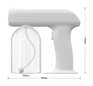 Buy cheap Handheld Blue Nano Spray Disinfectant Gun 50-60Hz 500ML For Disinfection product