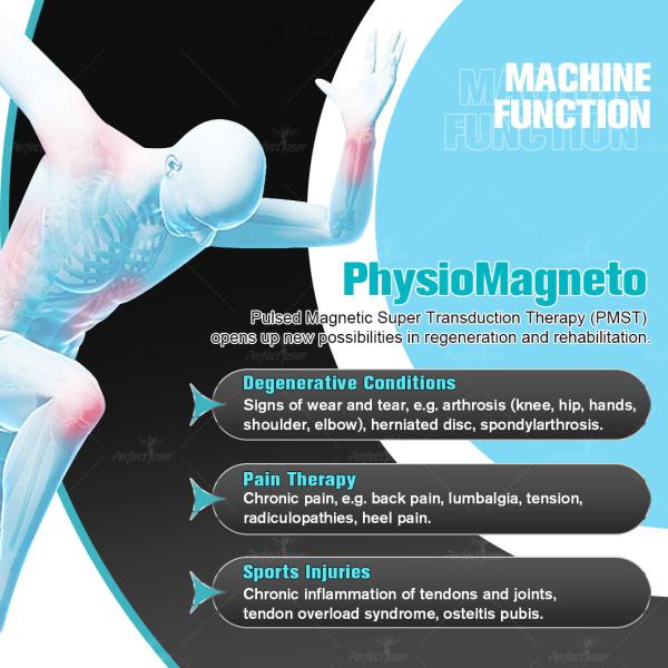 Extracorporeal Magnetic Therapy Physio Magneto Machine Pmst Pain Relief
