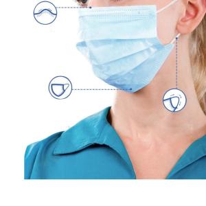 China Blue 3Ply Personal Breathable Dust Particle Mask on sale