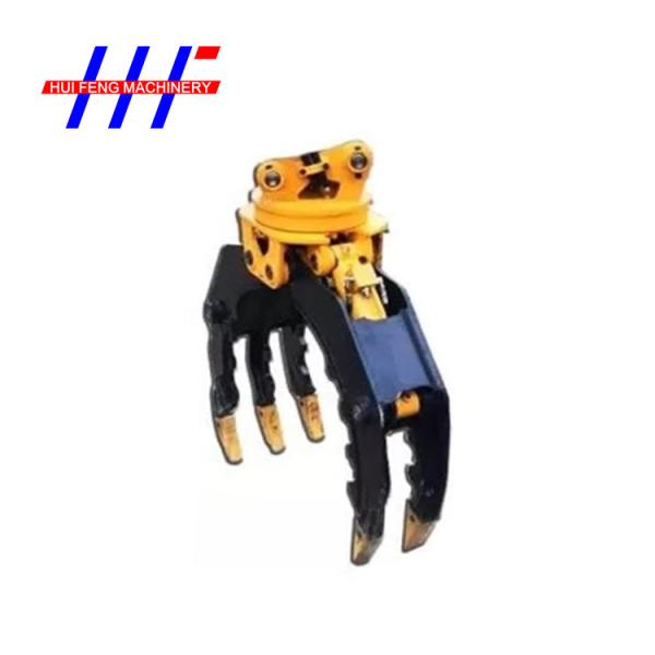 Quality Custom Color Excavator Rotating Grapple , Rotating Log Grapple For Mini Excavator for sale