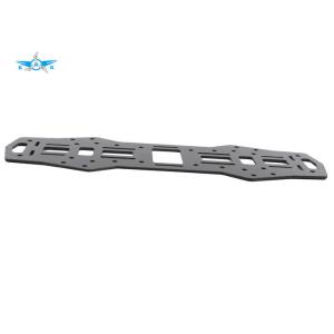 Buy cheap Black Carbon Fiber Bracket , CNC Turning Milling Industrial Robot Parts product