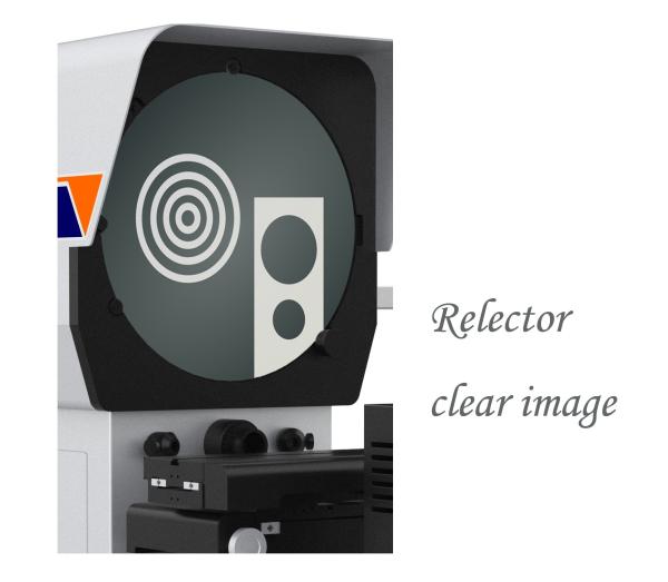 Non Contact Measurement Precision Digital Profile Projector Measure Separating