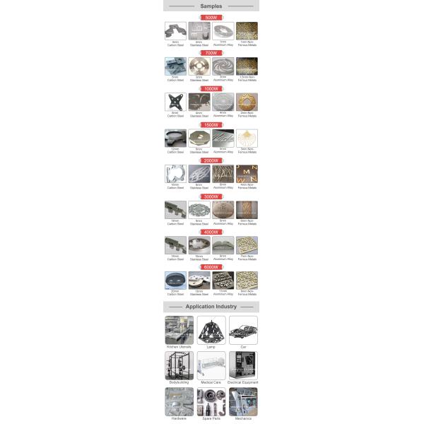 2000w Fiber Laser Cutting Machine SS Brass CNC Laser Cutter