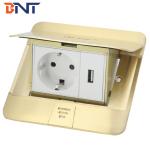 EU power waterproof design pop up floor socket outlet