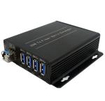 USB 3.0 To Fiber Hub, can split 1 USB3.0 interface to 4 downstream USB3.0