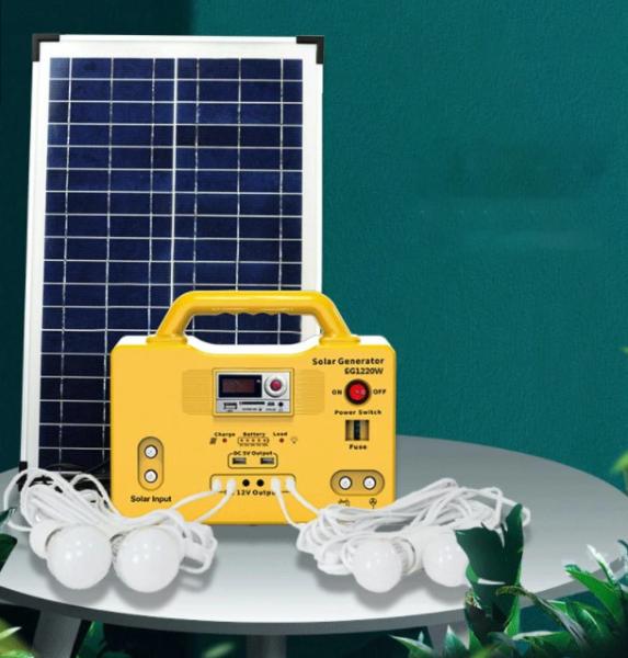 Quality All In One Led 20W Outdoor Solar Lighting System With Mp3 Fm Radio for sale