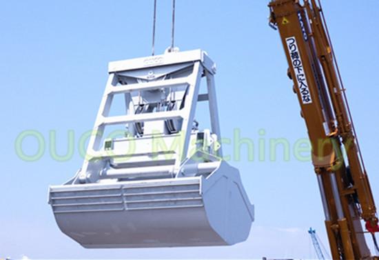 Quality Popular Radio Remote Control Grab 12 Cubic Clamshell Grapple Bucket for sale