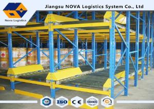 Buy cheap Q235B Pre Galvanized Gravity Pallet Racking System For Logistic Warehouse product