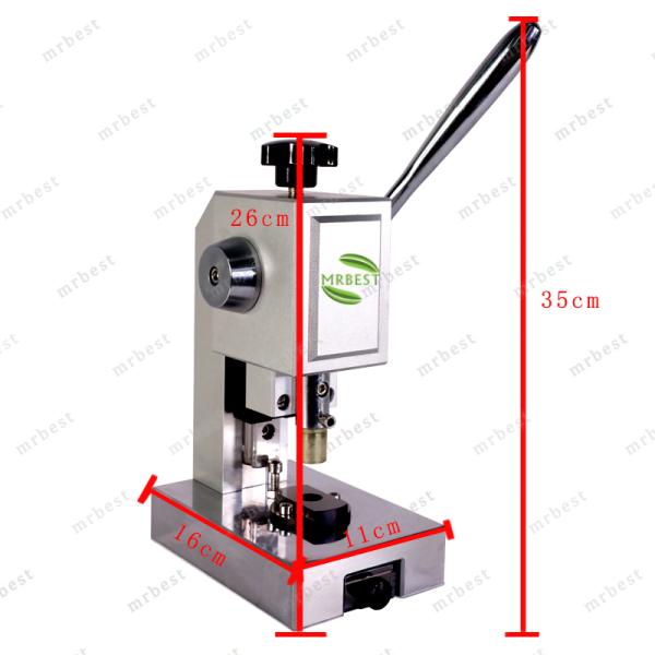 Compact Coin Cell Battery Electrode Disc Cutter For Precise Round Disc Cutting