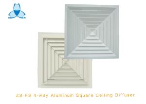 China Ceiling 24x24 Air Diffuser , Return Air Diffuser High Dust Holding Capacity on sale