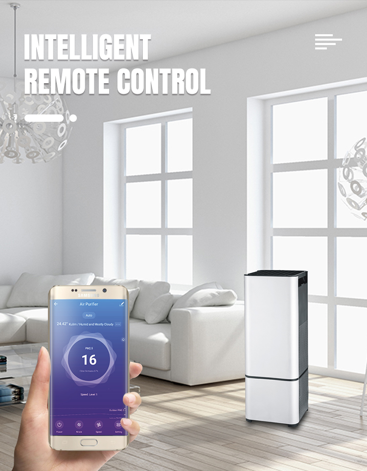 Mini Portable Air Purifier With low noise H13 Hepa Air Cleaner