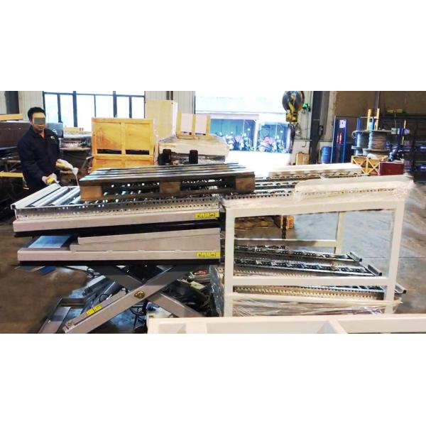 Explosion-Proof Hydraulic Lift Table with Tilt Table and Roller M1-005061-D1 MT-005008-D1
