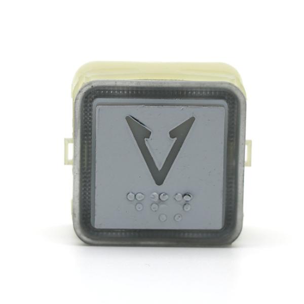 Quality 12V 27mm Square Push Button Alarm Button In Elevator Car Operating Panel for sale