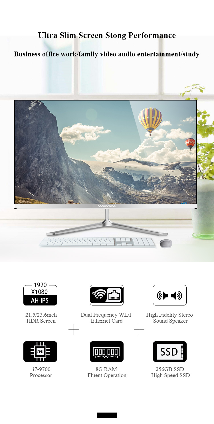 23.6inch Curved Screen Gaming Laptop with Windows 10 Operating System and Core Graphics