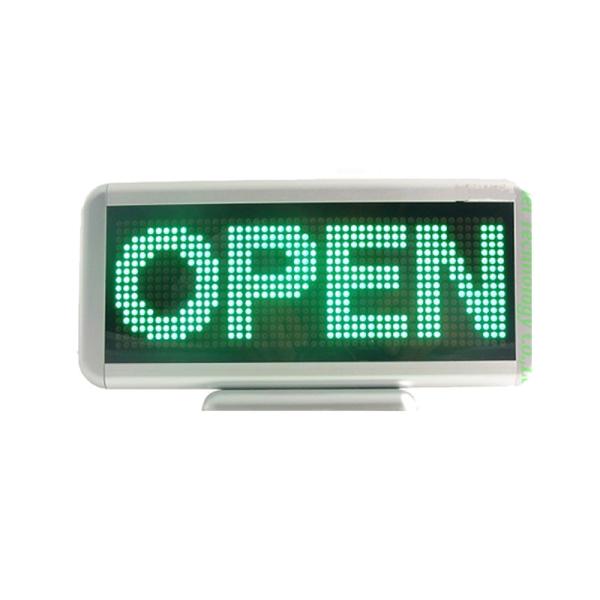 LED Desk Screen Board Name Badge Scrolling Message Display/Green/Advertising