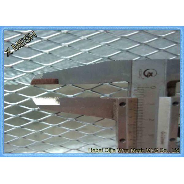 DIN EN ISO 1461 Expanded Metal Mesh , Aluminum Expanded Metal Sheet For Stairs