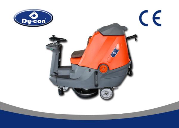 Quality Two Brushes Ride On Floor Scrubber Dryer Semi Automatic High Performance for sale