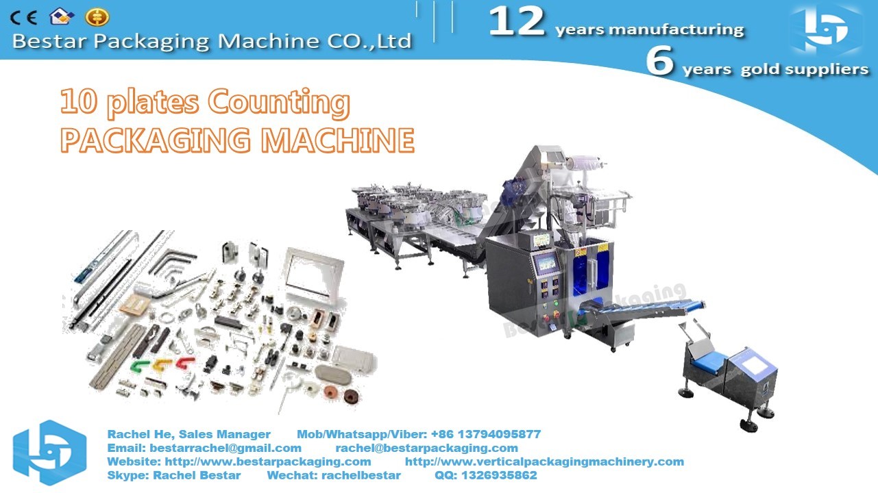Bestar new design innovative modular type counting packaging machine with 10 hoppers