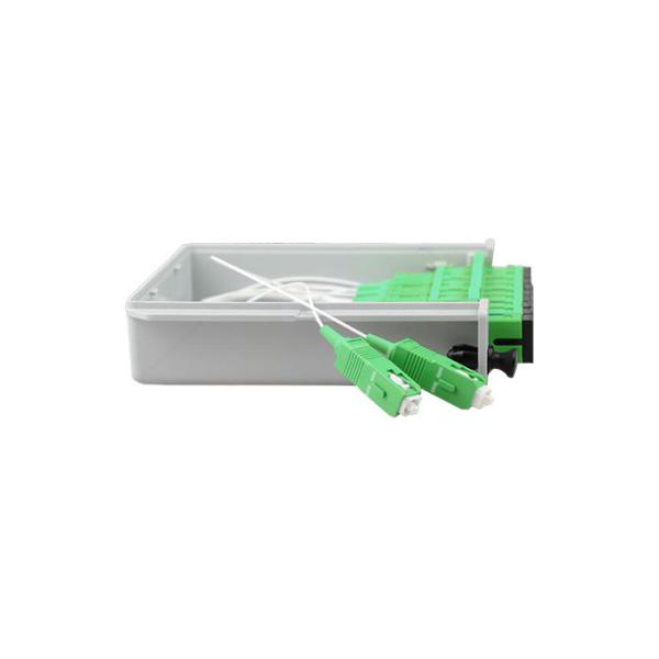SC APC Splitter For Fiber Optic Cable , pLC fiber optic splitter 1X8