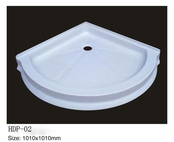Quality Acrylic shower tray, shower basin,acrylic shower base HDP-02 for sale