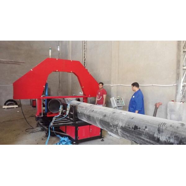 1200mm Plastic Pipe Cutting Band Saw Machine Multi Angle Cutting