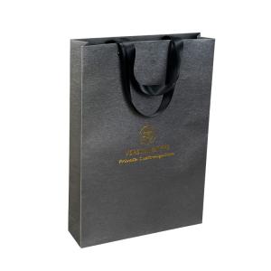 China 250Gsm Paper Bag Printing , 280mmx80mmx400mm Handle Shopping Bag on sale