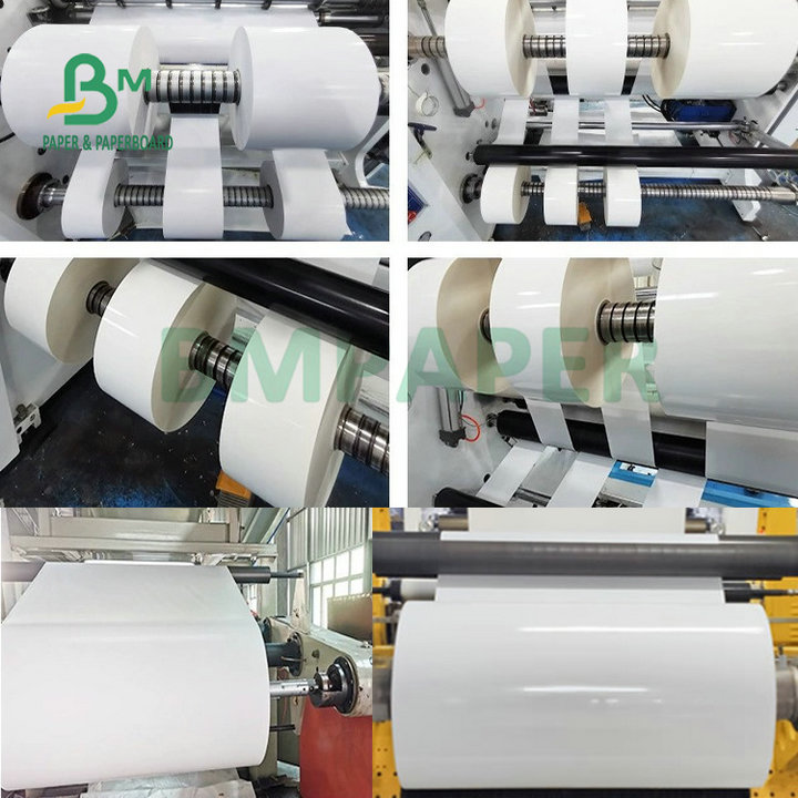 Glossy 80gsm 100gsm C1S Coated Chromo Paper For Making Label Stickers