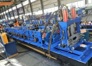 15kw Purlin Rolling Machine Hydraulic Cutting C Section Roll Forming Machine