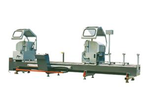 Aluminum Windows Frame Cutting Machine / CNC Double Head Mitre Saw