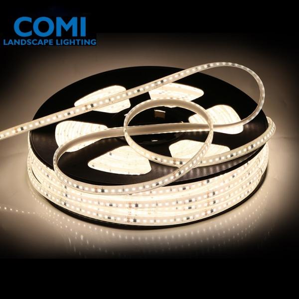 Quality 220-240VAC High Voltage LED Strip 1600LM 16.5W 120LEDs Per Meter IP67 EMC for sale