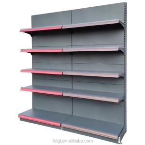 China Multifunctional Supermarket Shelf Rack Convenience Store Display Shelf Powder Coating on sale