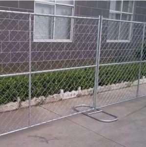Buy cheap Secure galvanized movable fence temporary chain link fence panels product