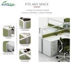 Customizable Panel Thickness Display Unit Separation Work Areas for Adjustable