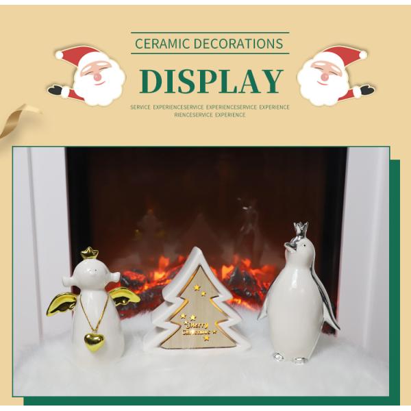 DIY Decorating Ceramic Anniversary Gift , Christmas Ball Ornaments For Home Hotel Party