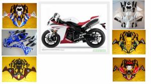China YAMAHA YZF-R1 2009 MOTORCYCLE PARTS Hub Motorcycle Parts with Plastic frame Headlight on sale