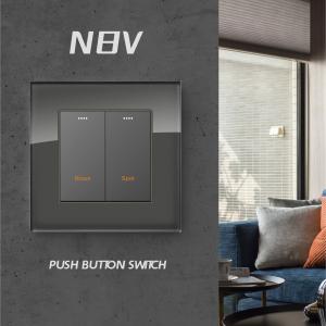 China Glass Panel KNX Wall Switch Home Automation System Tact Smart Wall Light Switches on sale