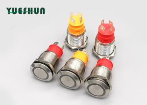 Buy cheap IP67 Annular Illuminated 4pin Panel Mount Push Button Switch product