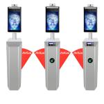 IPS LCD Face Recognition Turnstile Camera With Attendance System
