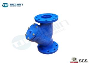 China Manual Y Strainer Valve , Cast Iron Flanged Industrial Y Strainers on sale