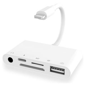 China plug playing 5 In 1 USB OTG Lightning Adapter For Apple on sale