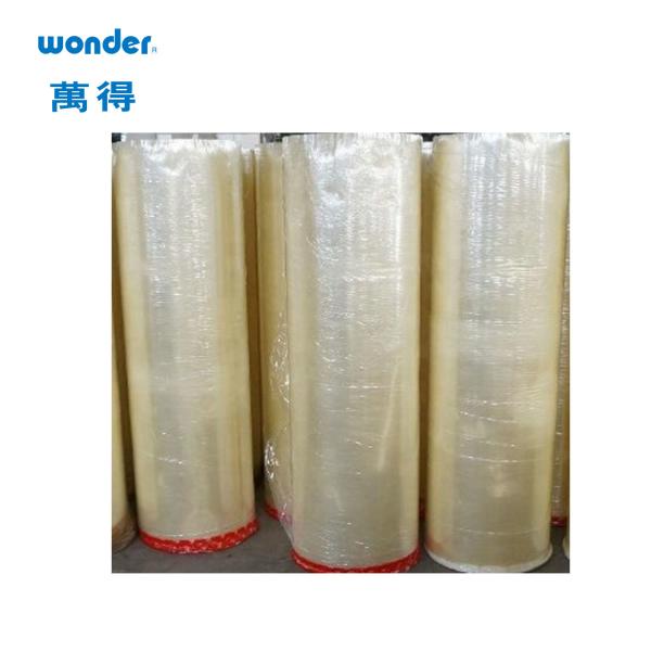 Quality White BOPP Adhesive Jumbo Roll , 1620mm Width Binding Adhesive Tape for sale