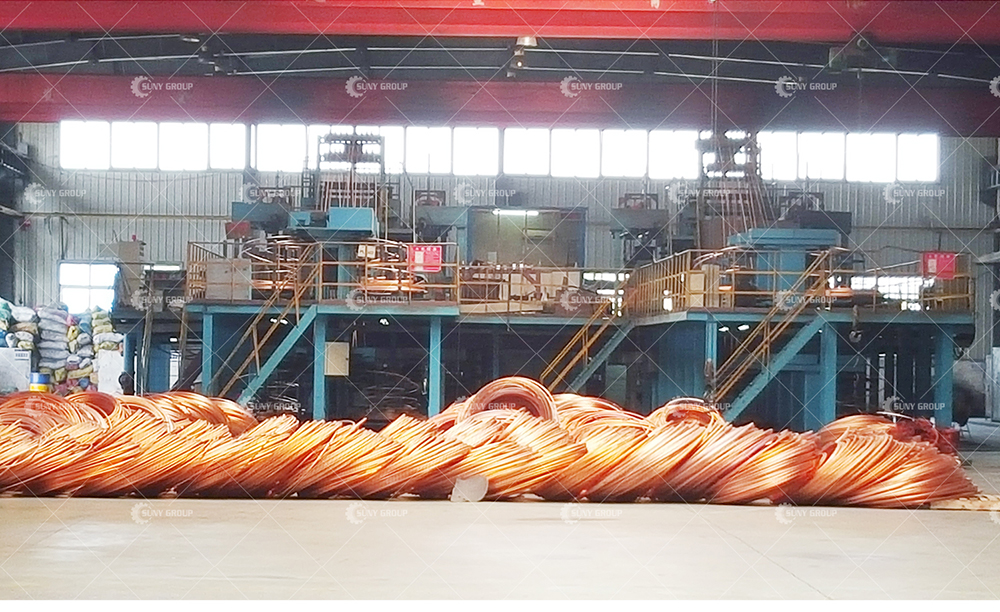 Copper Continuous Up Casting Machine for Cathode Copper Plate Processing Customizable